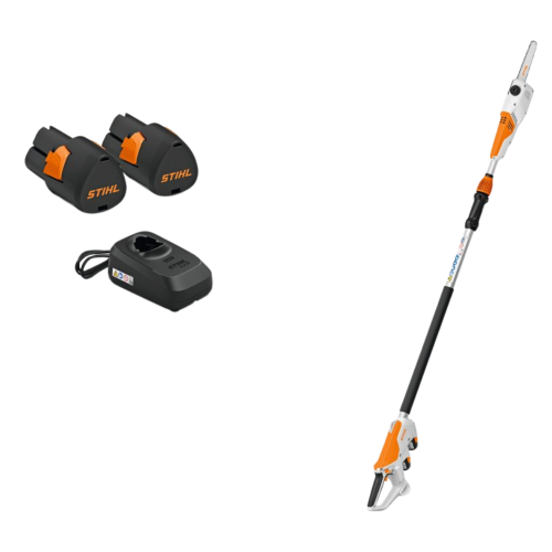 POTATORE TELESCOPICO A BATTERIA STIHL HTA 30 CON 2 BATTERIE AS 2 E CARICABATTERIE